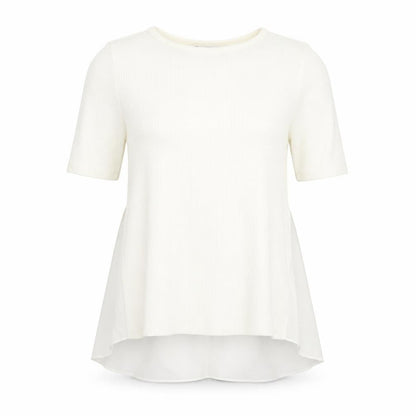 Womens UK Size 10 Miss Selfridge White Basic T-Shirt