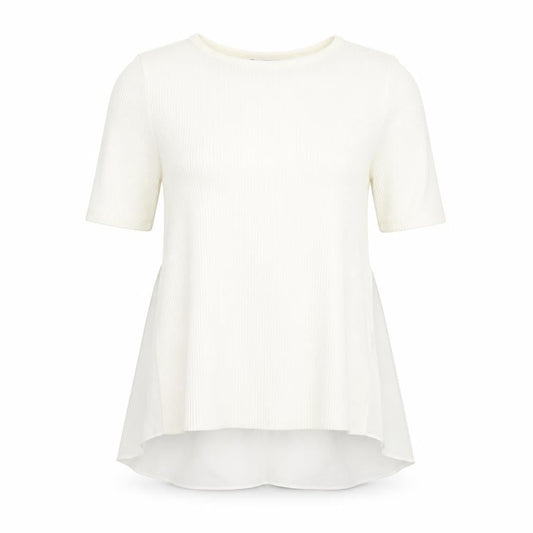 Womens UK Size 10 Miss Selfridge White Basic T-Shirt