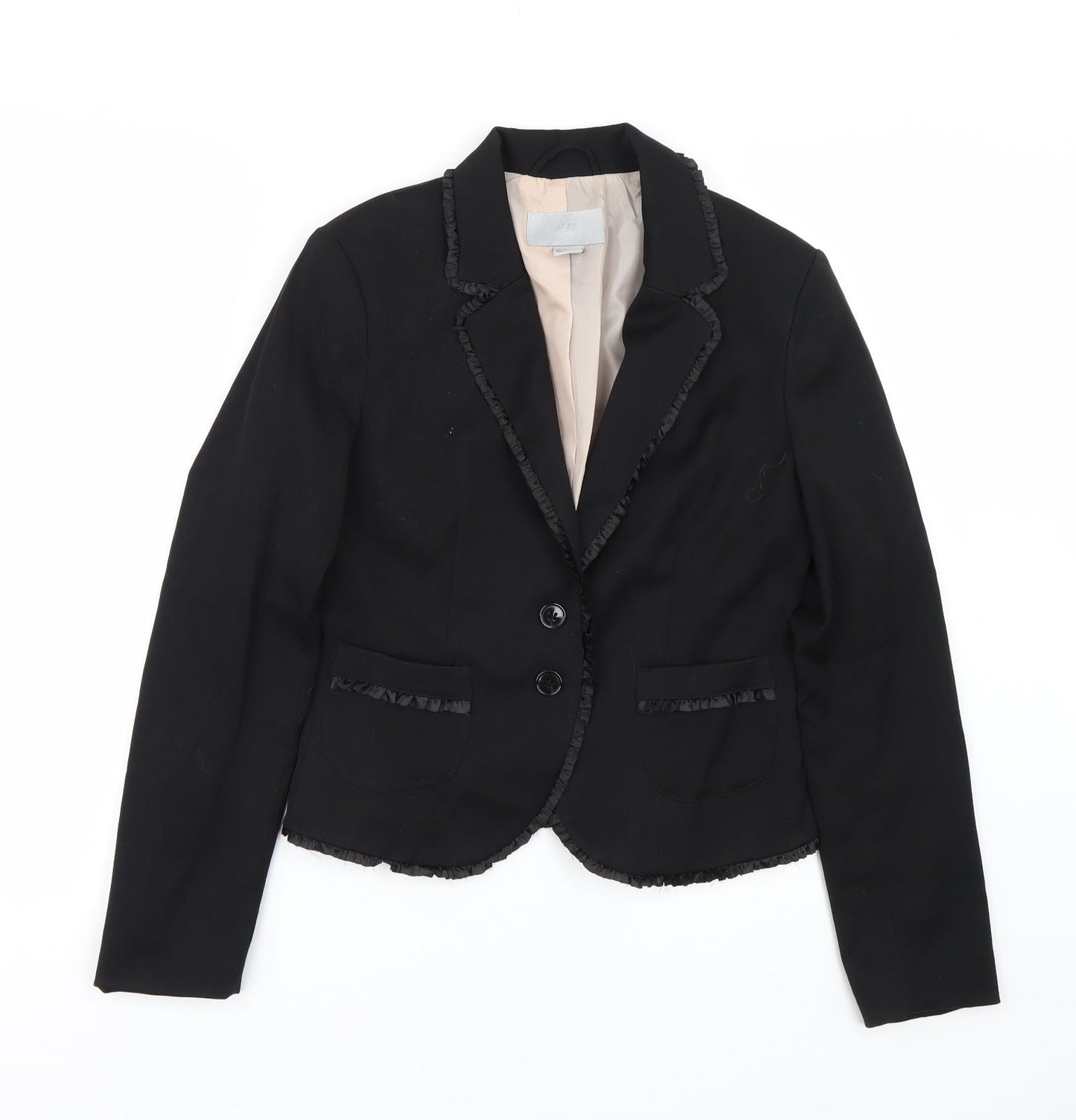H&M Womens Black   Jacket Suit Jacket Size 10