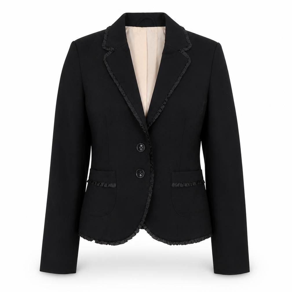 Womens UK Size 10 H&M Regular Black Suit Jacket