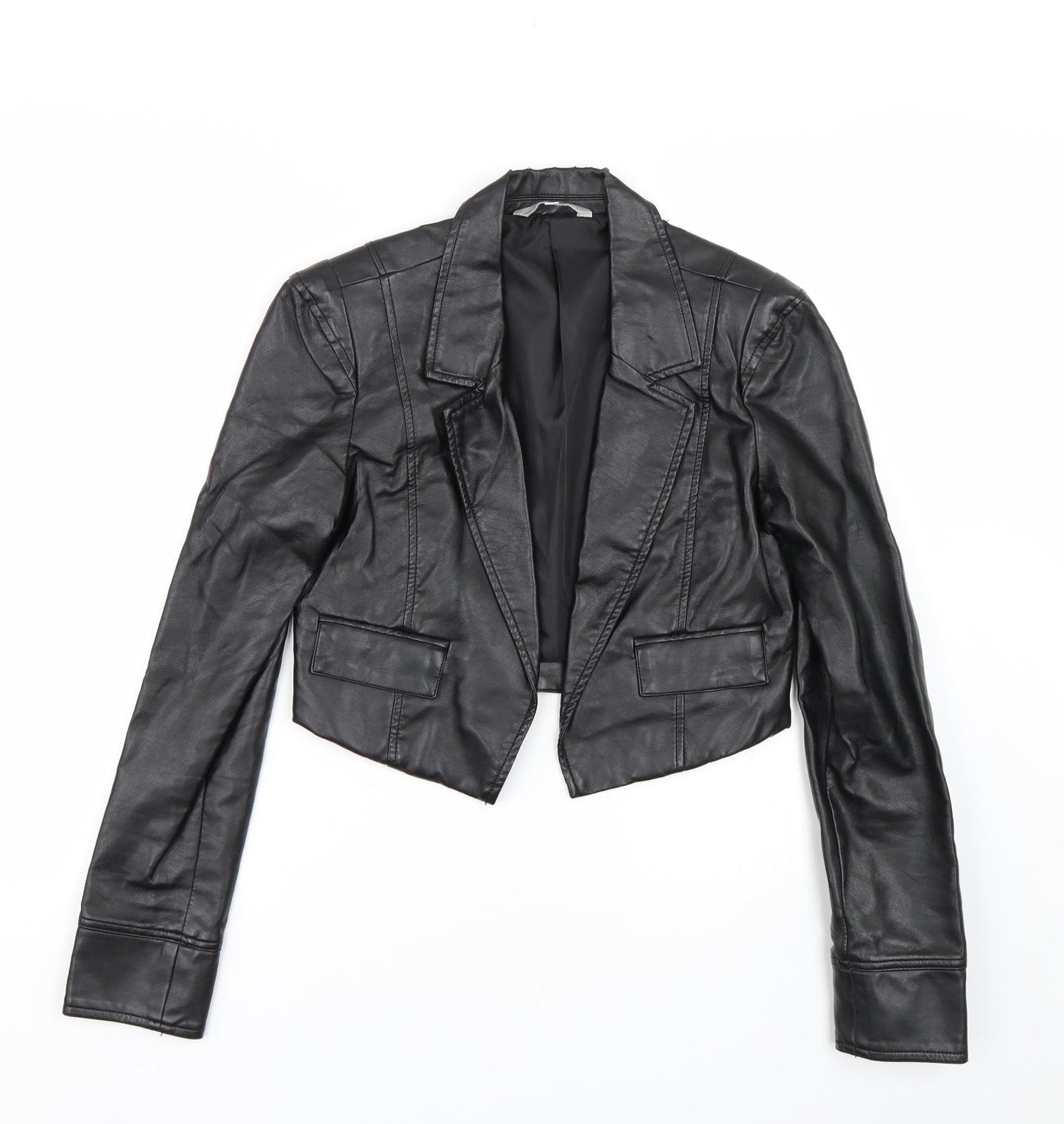 Red Herring Womens Black   Jacket  Size 10