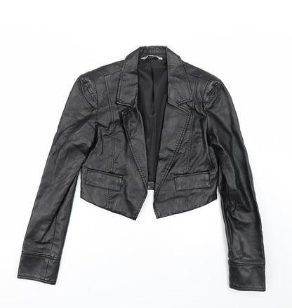 Red Herring Womens Black   Jacket  Size 10