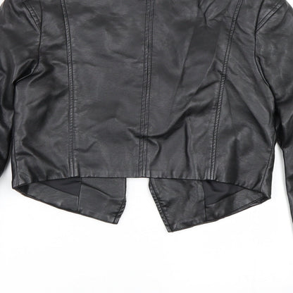 Red Herring Womens Black   Jacket  Size 10