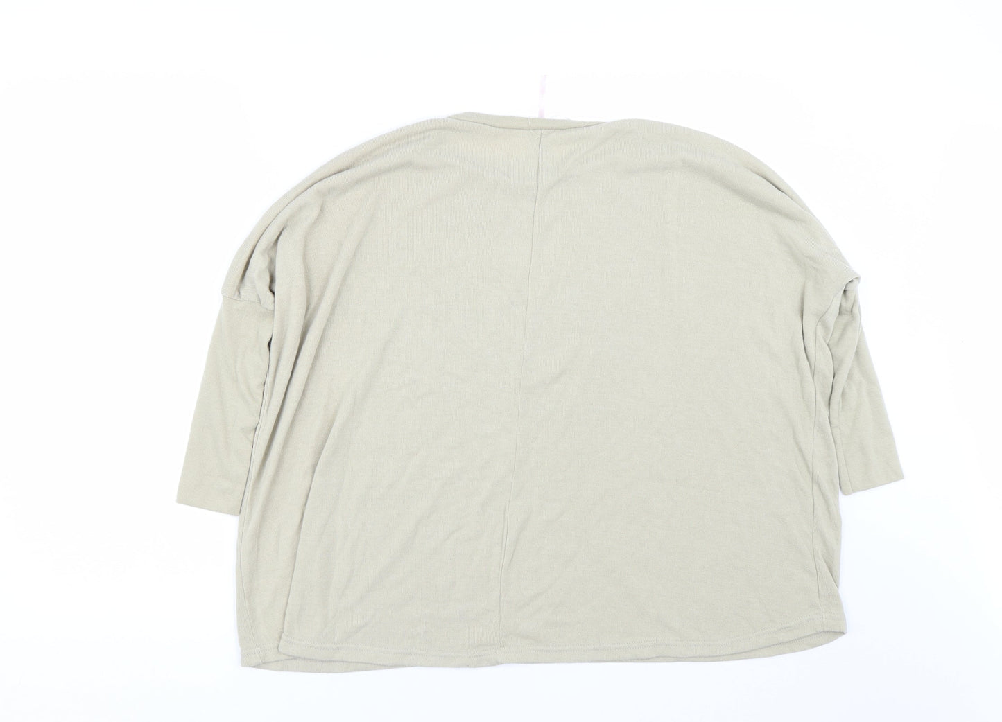 Womens UK Size M Preworn Beige Pullover Jumper