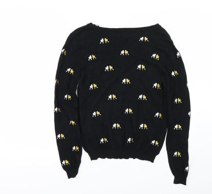 Womens UK Size 14 Evie Black Pullover Jumper