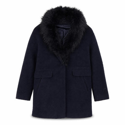 Womens UK Size 14 Dorothy Perkins Blue Overcoat