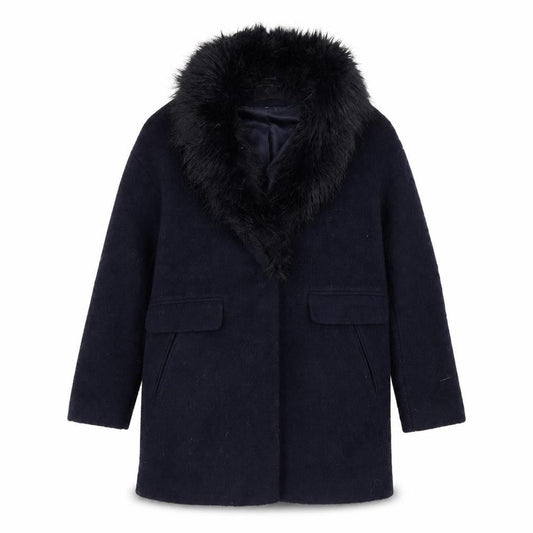 Womens UK Size 14 Dorothy Perkins Blue Overcoat