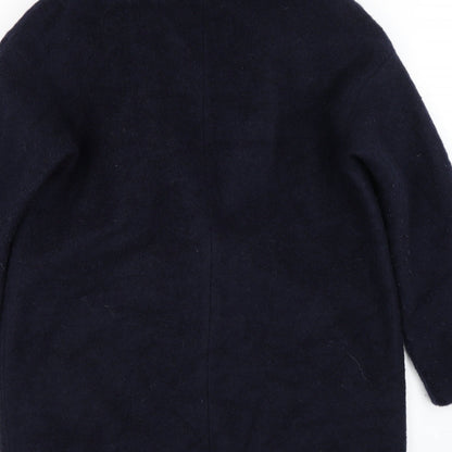 Womens UK Size 14 Dorothy Perkins Blue Overcoat
