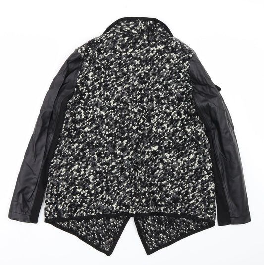Saviour Womens Black Polka Dot  Cardigan Jumper Size 12