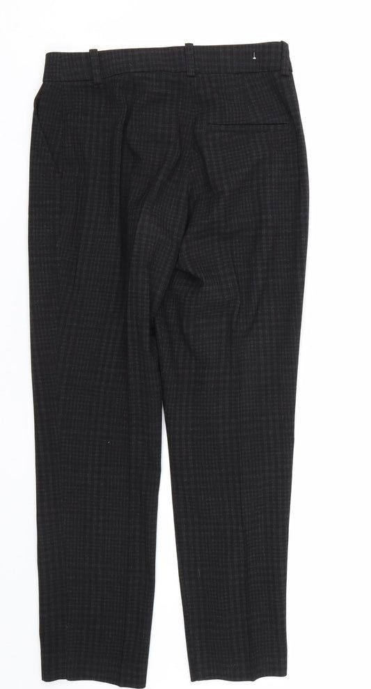 Womens UK Size 4 H&M Regular Fit  Black Trousers