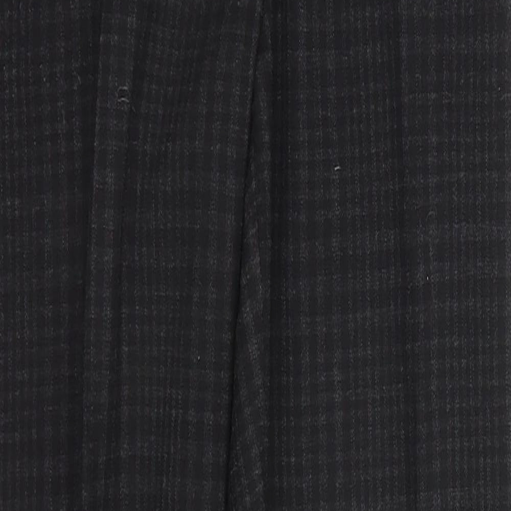Womens UK Size 4 H&M Regular Fit  Black Trousers