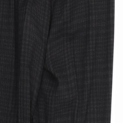 Womens UK Size 4 H&M Regular Fit  Black Trousers