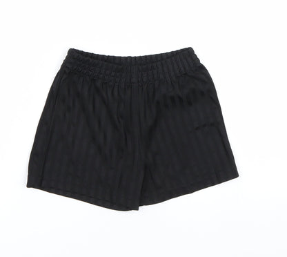 George Boys Black Striped  Sweat Shorts Size 3-4 Years - PE kit