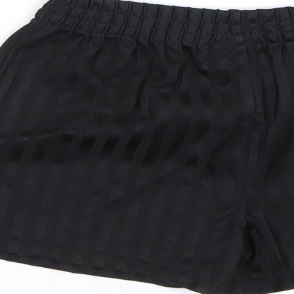 George Boys Black Striped  Sweat Shorts Size 3-4 Years - PE kit
