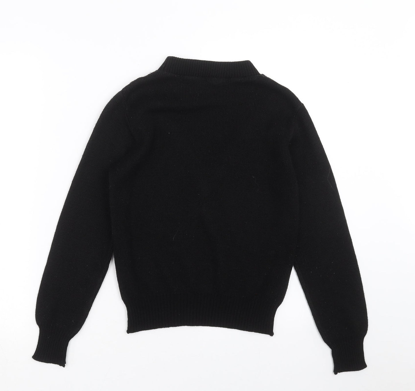 Womens UK Size 6 Preworn Black Pullover Jumper