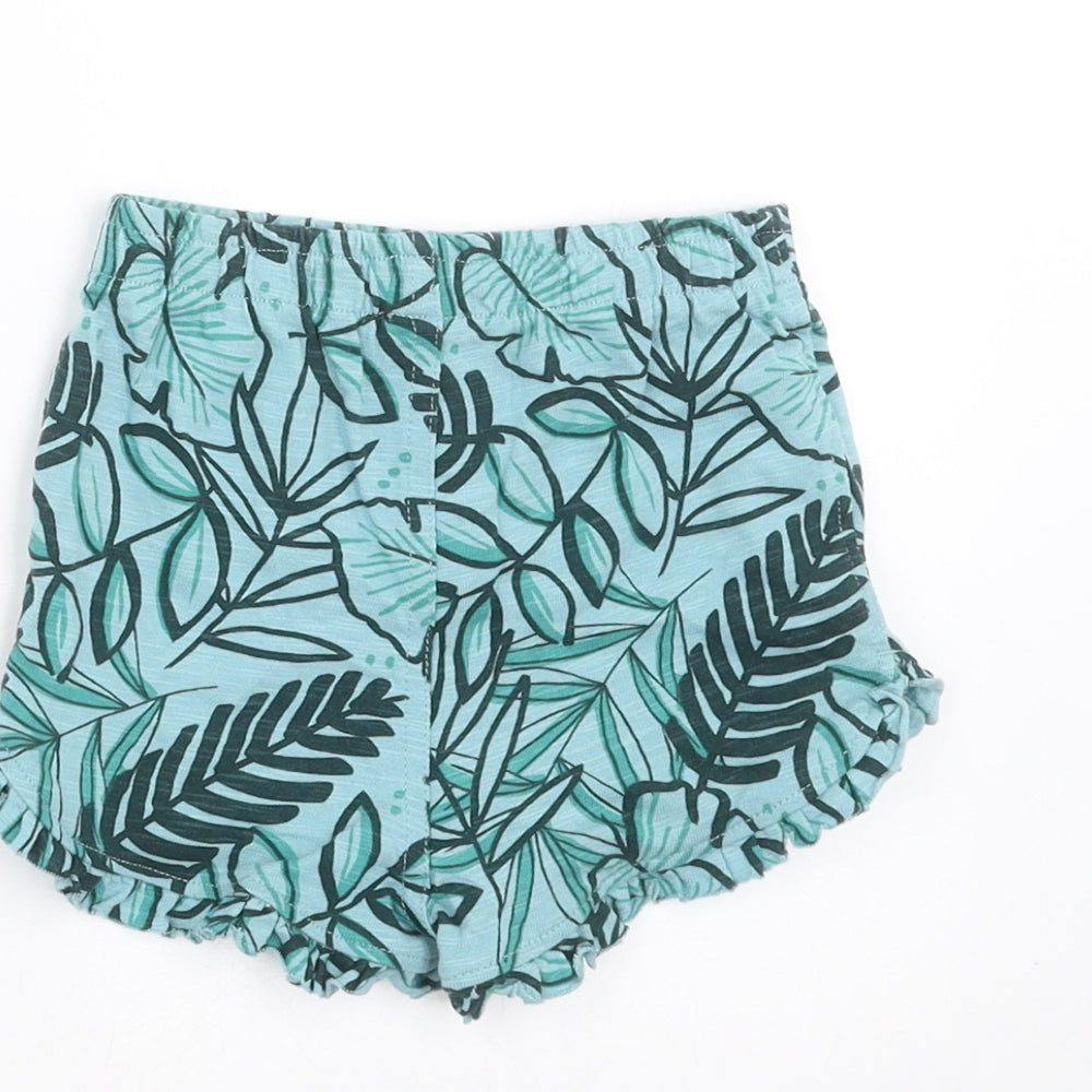NEXT Baby Blue Floral   Trousers Size 12-18 Months  - shorts