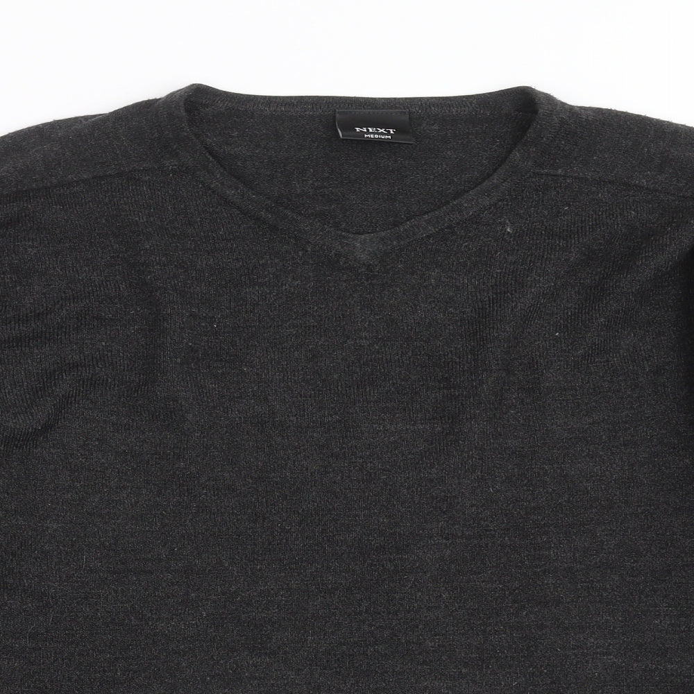 NEXT Mens Grey  Knit Pullover Jumper Size M