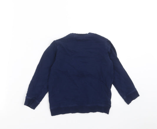 HOP Boys Blue   Pullover Sweatshirt Size 4-5 Years  - future wow