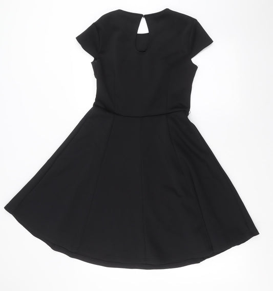 Love Label Womens Black   Fit & Flare  Size 10