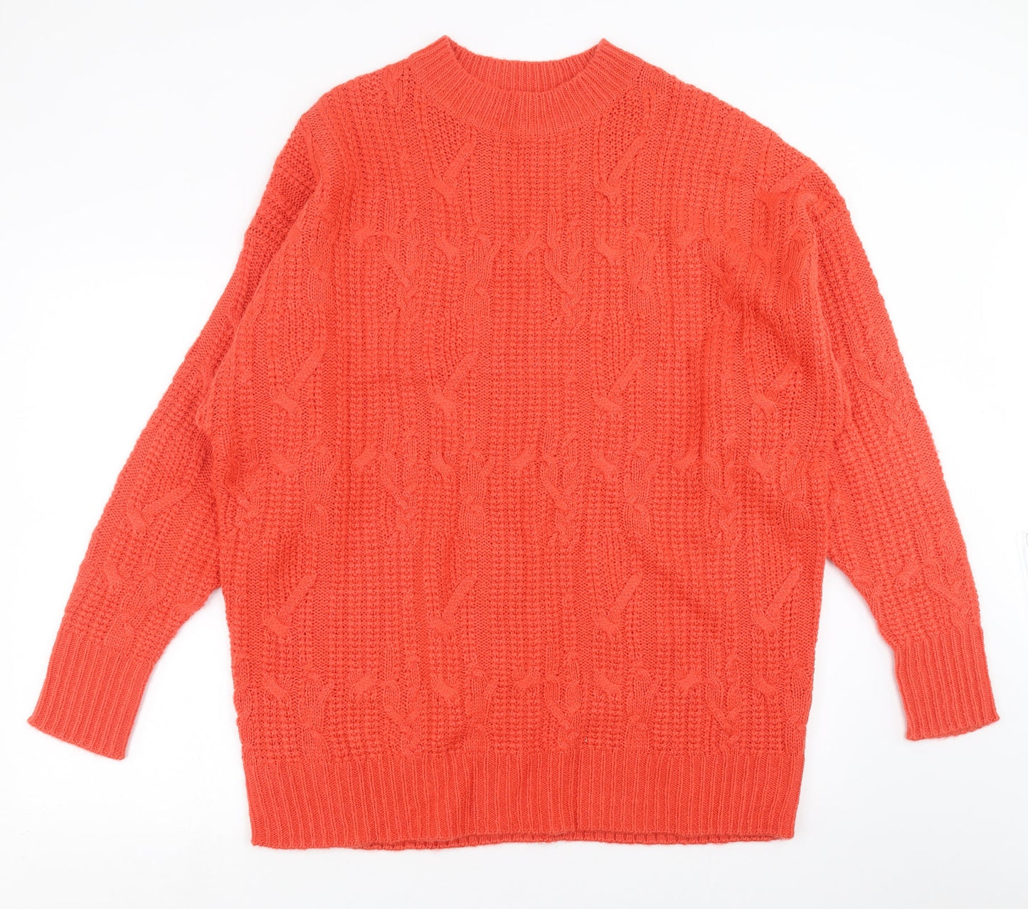 Womens UK Size M Terranova Red Pullover Jumper