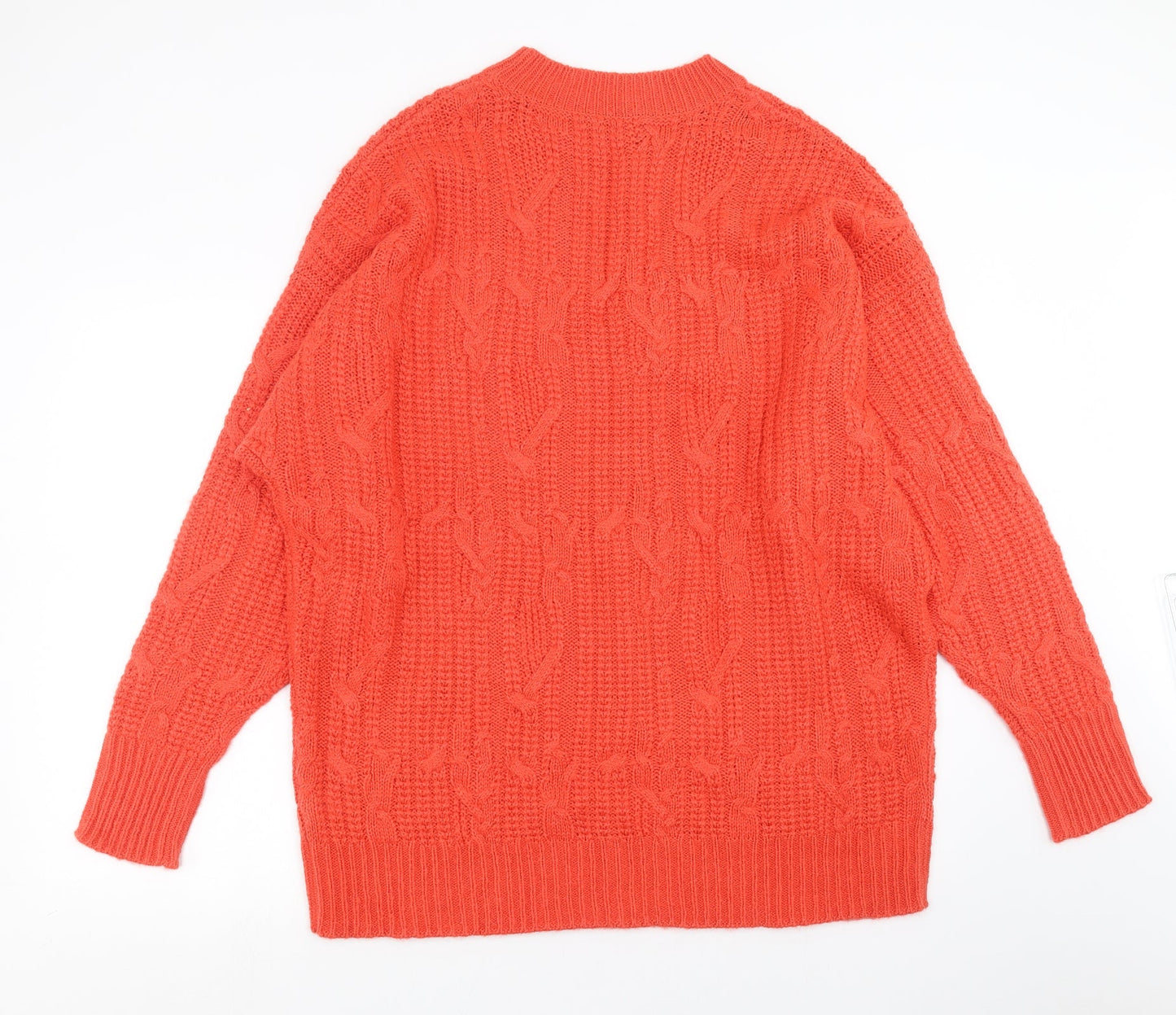Womens UK Size M Terranova Red Pullover Jumper
