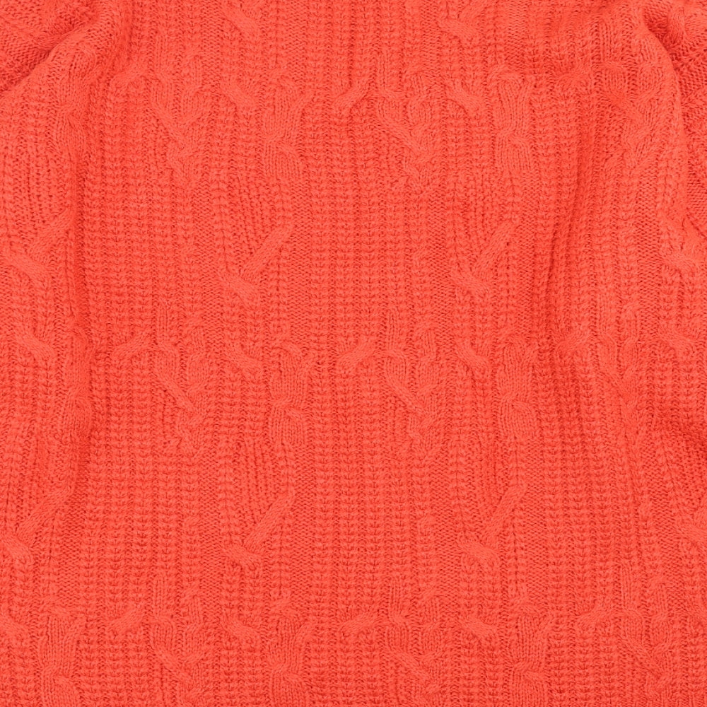 Womens UK Size M Terranova Red Pullover Jumper