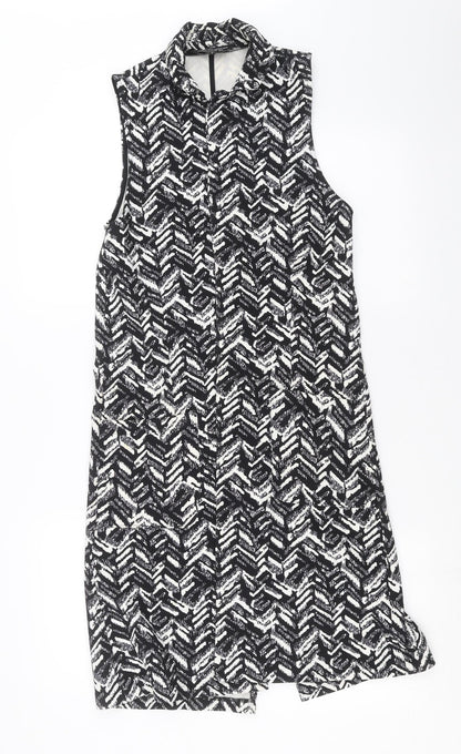 Womens UK Size 8 Dorothy Perkins Black Gilet