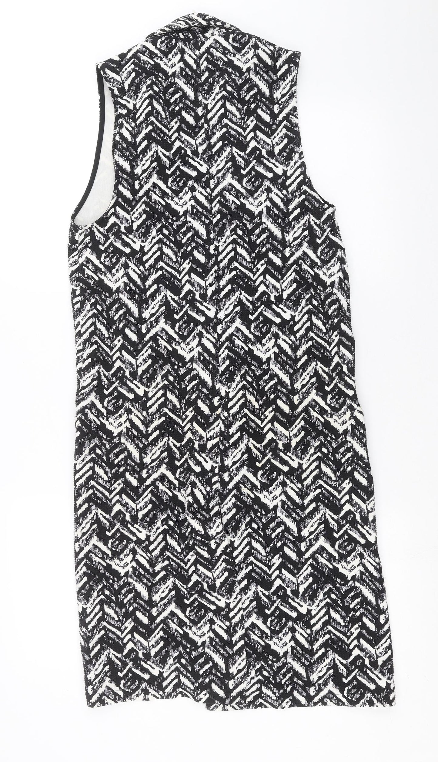 Womens UK Size 8 Dorothy Perkins Black Gilet