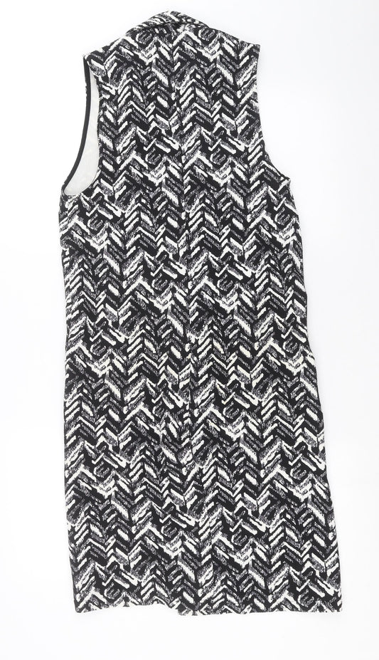 Womens UK Size 8 Dorothy Perkins Black Gilet