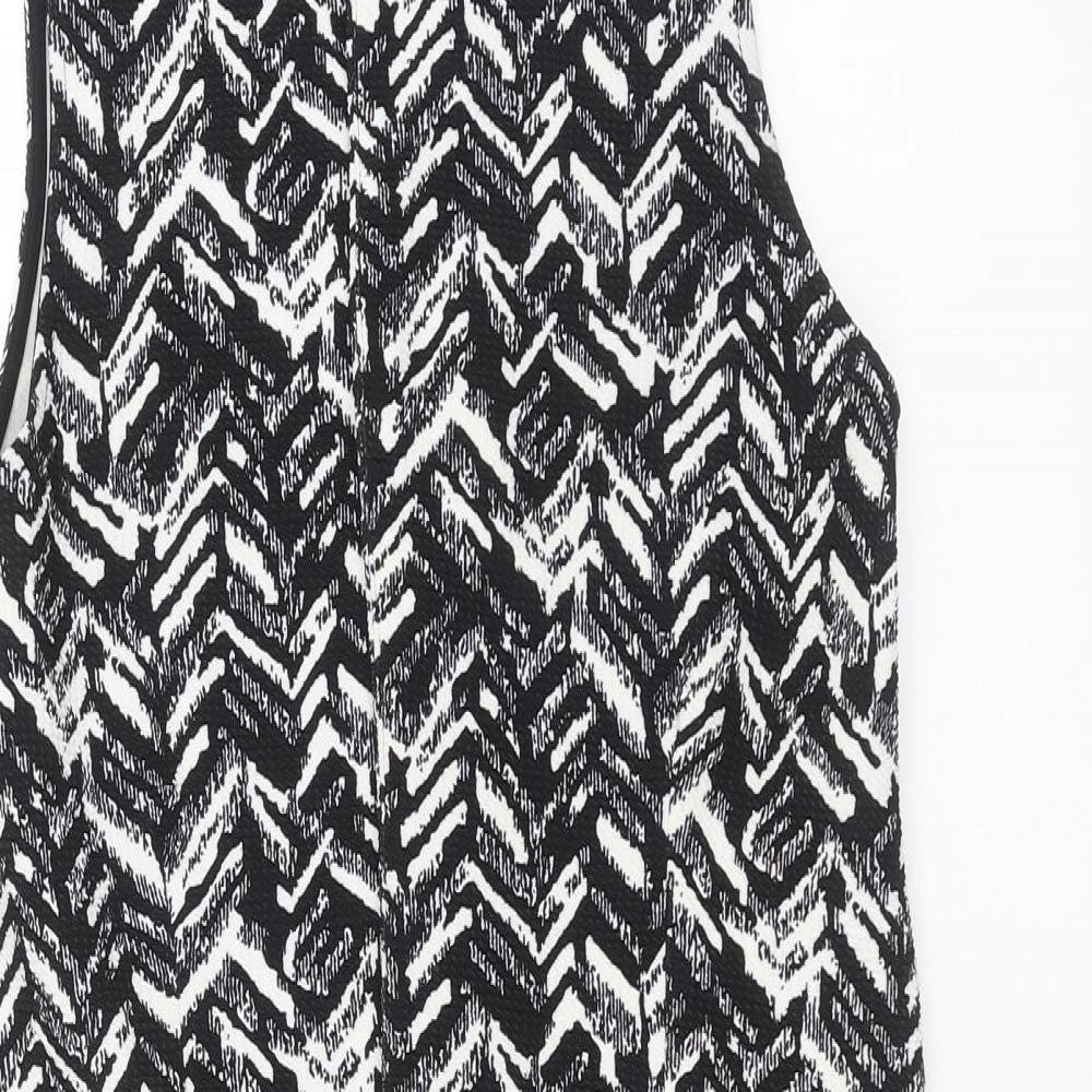 Womens UK Size 8 Dorothy Perkins Black Gilet