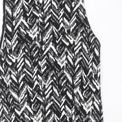 Womens UK Size 8 Dorothy Perkins Black Gilet