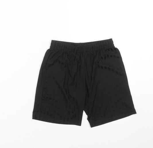F&F Boys Black Striped  Sweat Shorts Size 7-8 Years - football shorts