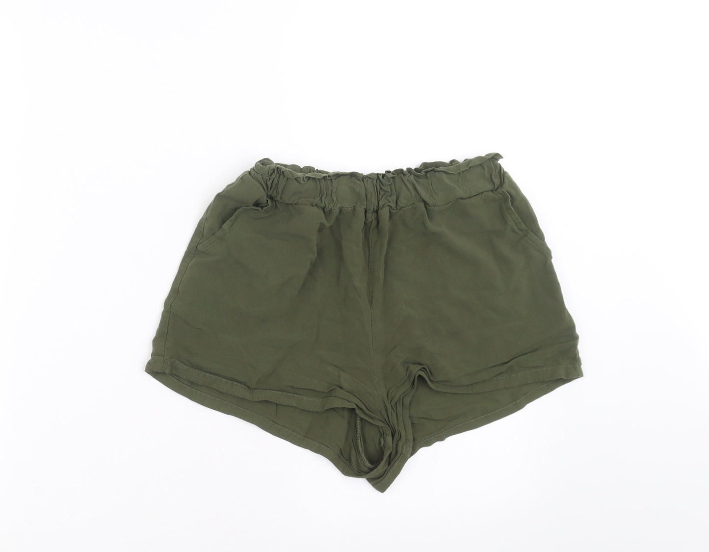 Primark Womens Green   Hot Pants Shorts Size 4