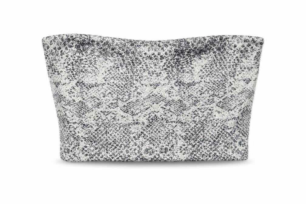 Womens UK Size 6 Topshop Silver Cropped Tank