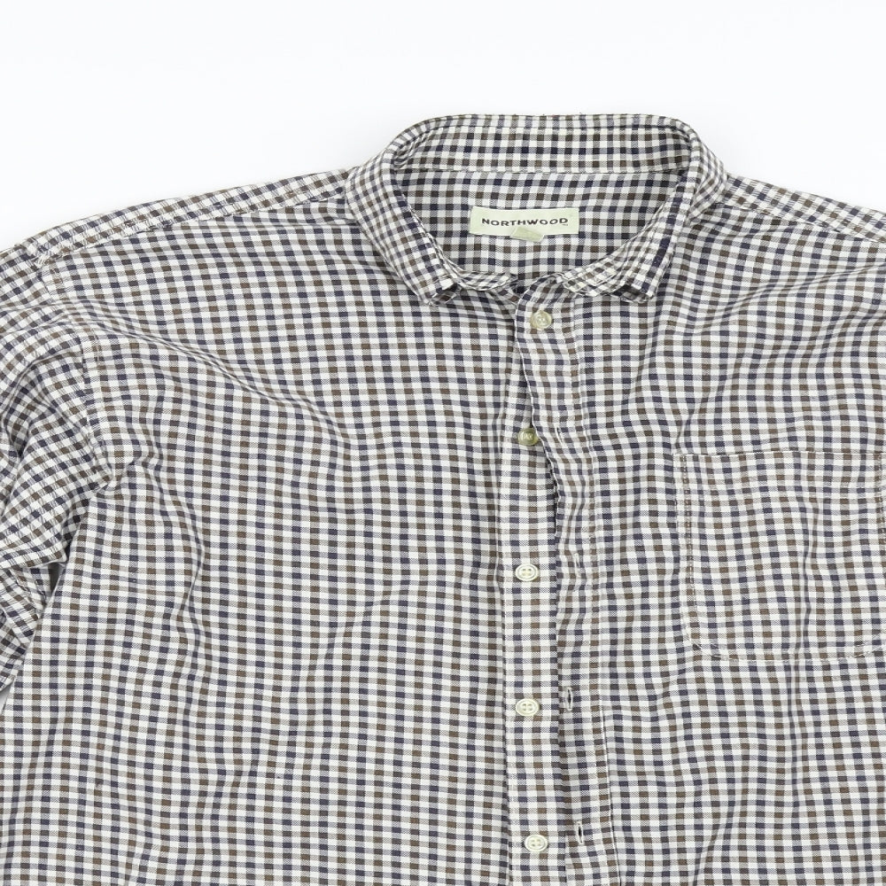 Mens UK Size M Northwood Multicoloured  Button-Up Long Sleeve Casual Shirt