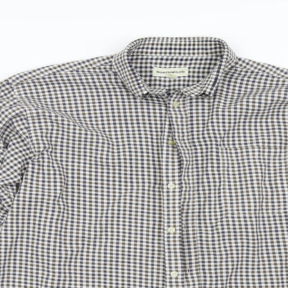 Mens UK Size M Northwood Multicoloured  Button-Up Long Sleeve Casual Shirt
