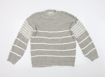 Womens UK Size L In the Style Brown Pullover Jumper