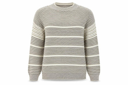 Front view of In the Style women’s brown knit jumper, size L