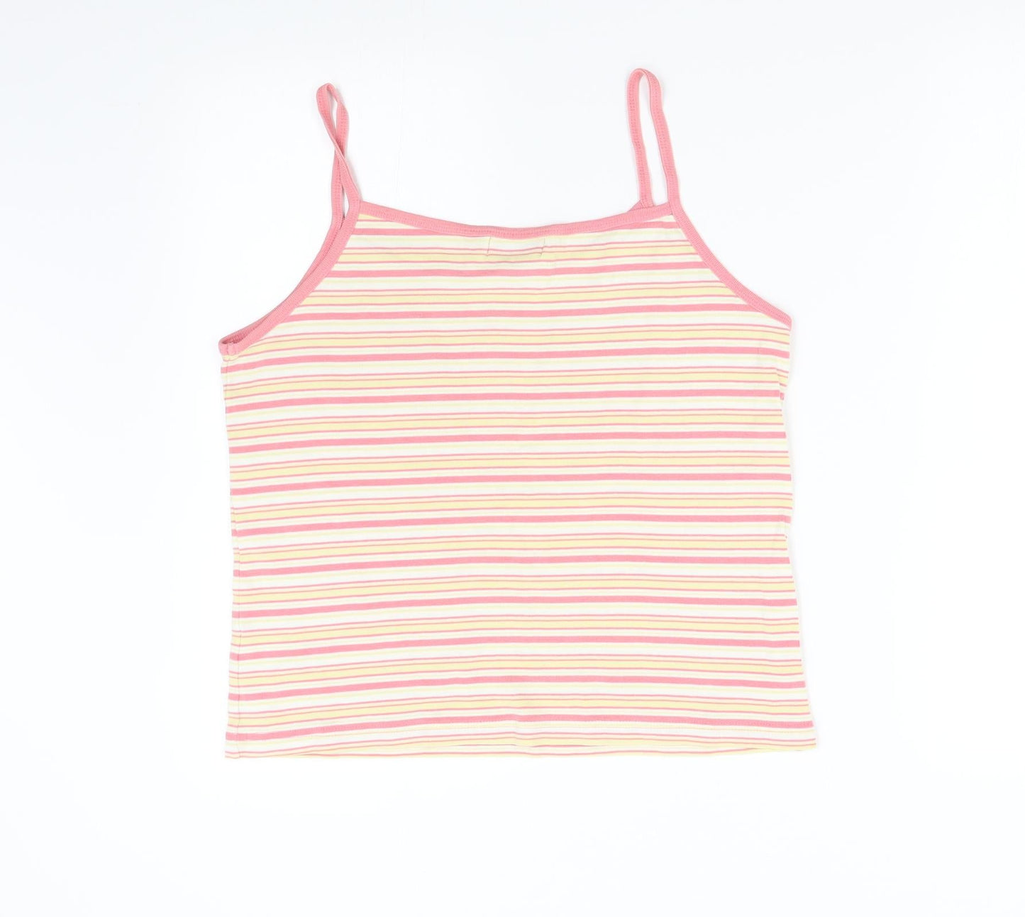 Bonmarché Womens Multicoloured Striped  Basic Tank Size M