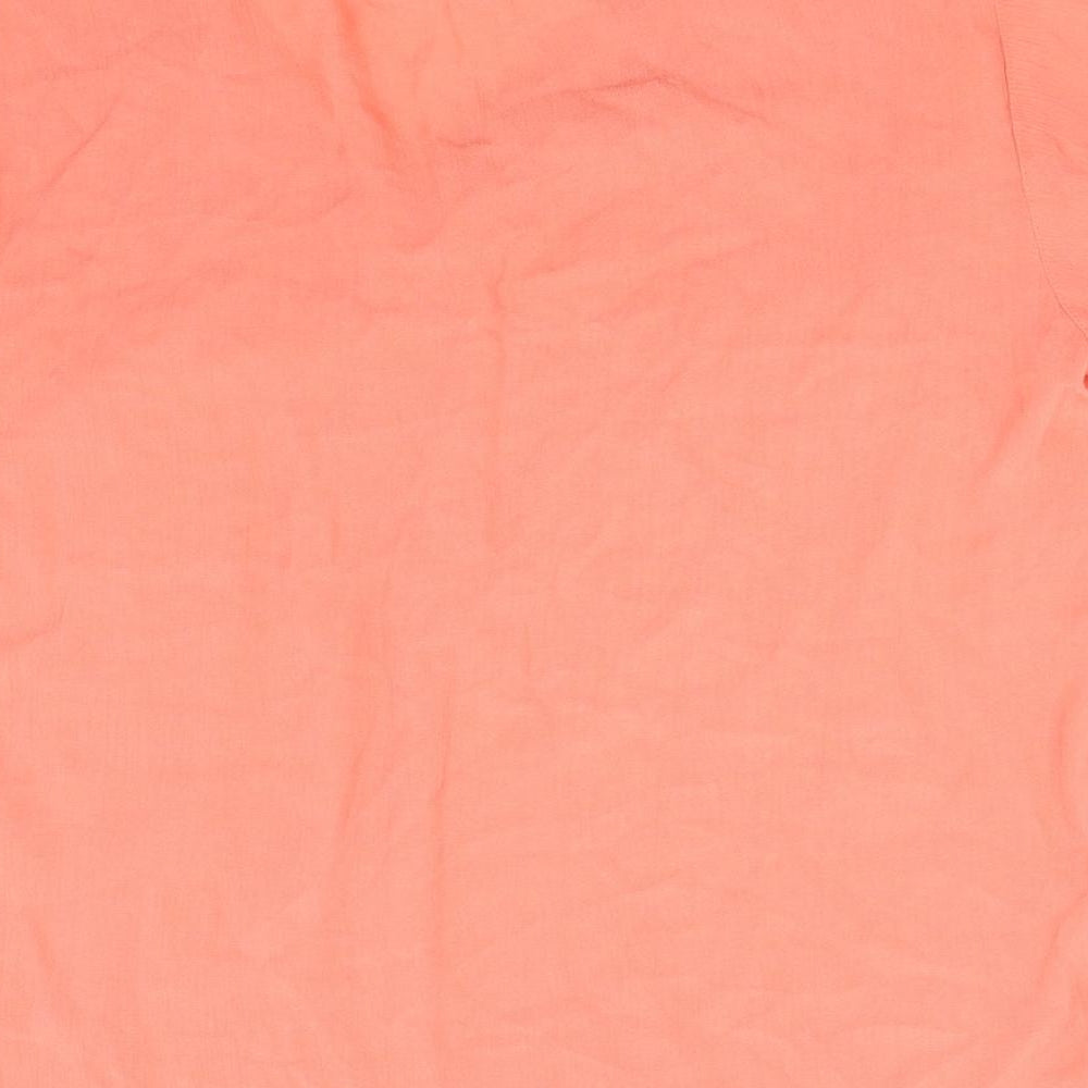 M&S Womens Orange   Basic Blouse Size L