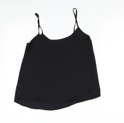 Womens UK Size 10 New Look Black Camisole Tank