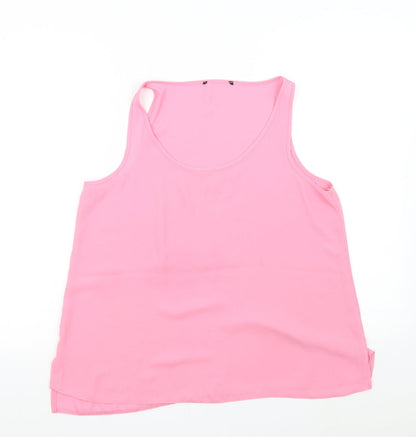 Womens UK Size M Preworn Pink Camisole Tank