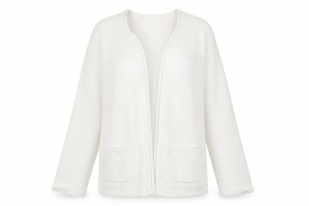 Dash Womens White   Cardigan Jumper Size L