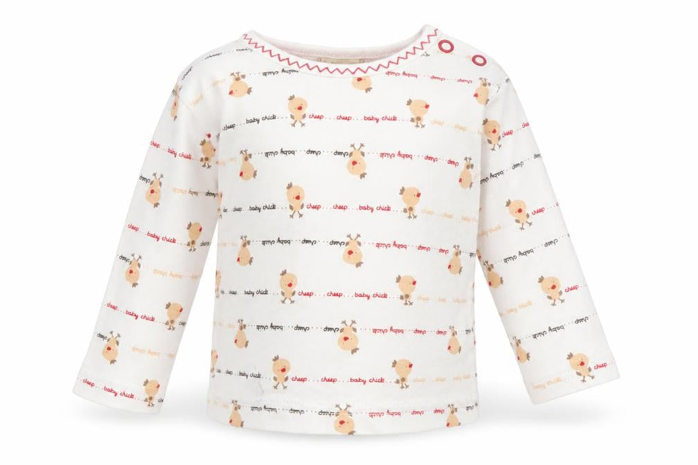 Zip Zap Baby White   Basic T-Shirt Size 0-3 Months