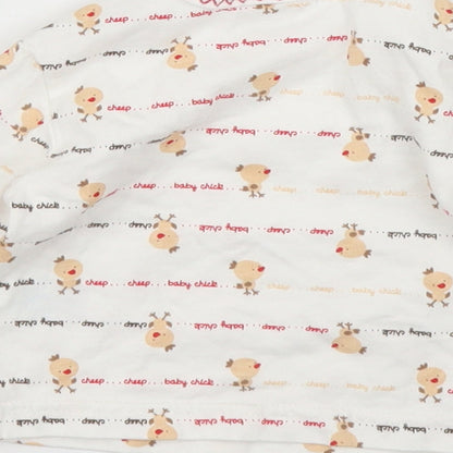 Zip Zap Baby White   Basic T-Shirt Size 0-3 Months