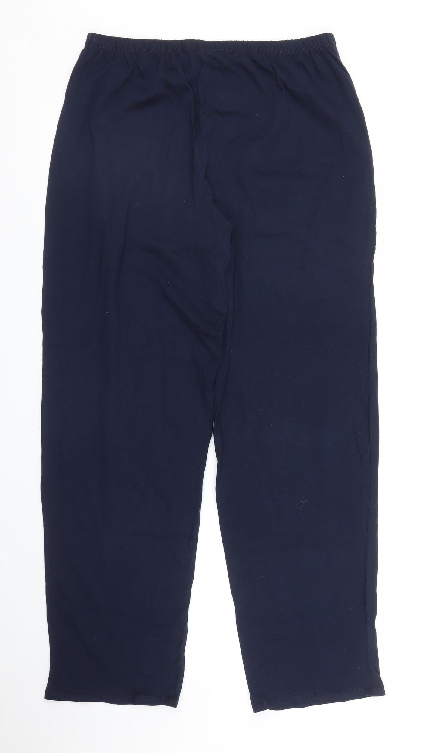 Womens UK Size M M&S Regular Fit Sweatpants Blue Trousers