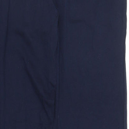 Womens UK Size M M&S Regular Fit Sweatpants Blue Trousers