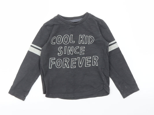 F&F Boys Grey   Basic T-Shirt Size 12 Months