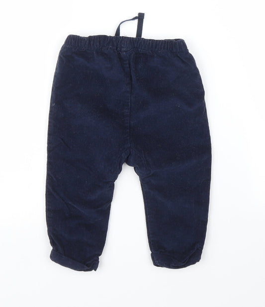 TU Boys Blue  Corduroy Capri Jeans Size 9 Months