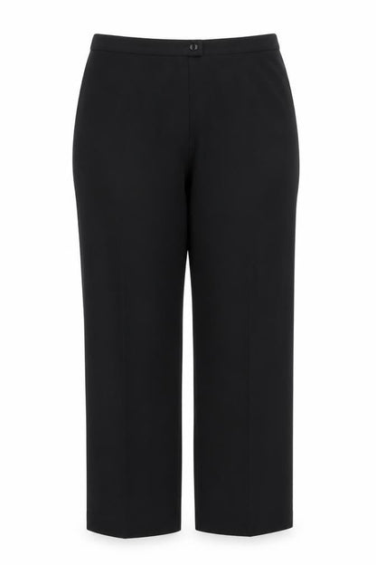 Womens UK Size 14 Gold Regular Fit  Black Trousers